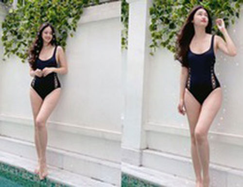 9 tháng sau sinh con, Thanh Tú vẫn quyến rũ như thời đăng quang Á hậu