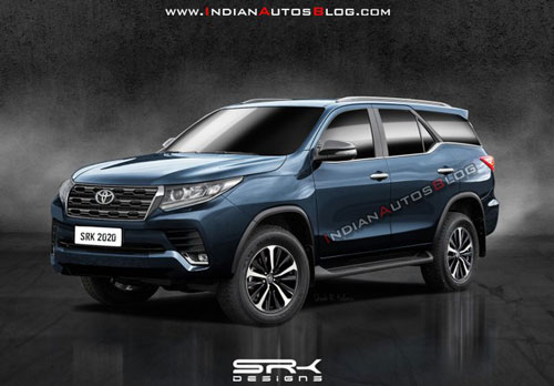Lộ hình ảnh Toyota Fortuner 2021 sắp ra mắt