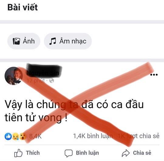 B&#x1ED9; Y t&#x1EBF; b&#xE1;c b&#x1ECF; tin Vi&#x1EC7;t Nam c&#xF3; b&#x1EC7;nh nh&#xE2;n Covid-19 t&#x1EED; vong, Facebooker Nguy&#x1EC5;n Sin &#x111;&#xED;nh ch&#xED;nh v&#xE0; nh&#x1EAD;n khuy&#x1EBF;t &#x111;i&#x1EC3;m