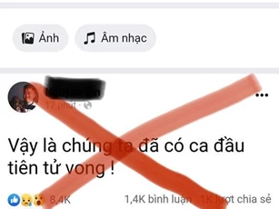 Bộ Y tế bác bỏ tin Việt Nam có bệnh nhân Covid-19 tử vong, Facebooker Nguyễn Sin đính chính và nhận khuyết điểm