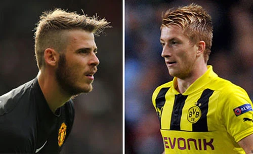 David De Gea và Marco Reus.