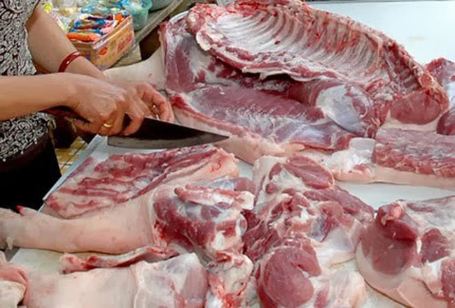 Thịt lợn tăng giá chóng mặt mùa dịch Covid-19 (ảnh sưu tầm)
