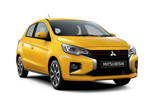 1. Mitsubishi Mirage ES 2020 (mức tiêu hao nhiên liệu ở đường hỗn hợp: 7,2 lít/100 km).