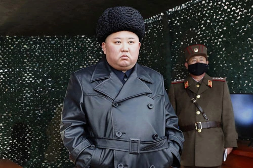 Chủ tịch Triều Tiên Kim Jong-un đã giám sát vụ thử. Ảnh: AP.