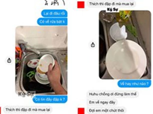 Ngày nào cũng phải rửa bát vì vợ cứ ăn xong lại bỏ đi chơi, anh chồng quyết định làm một việc mà cô vợ nghe xong về ngay