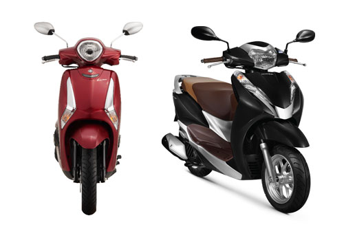 So sánh Honda Lead với Yamaha Latte