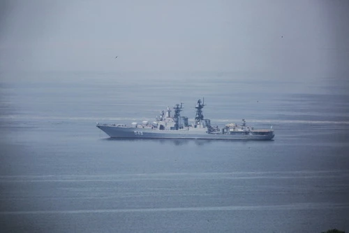 Một khu trục hạm săn ngầm lớp Udaloy của Hạm đội Thái Bình Dương. Ảnh: Lenta.ru.