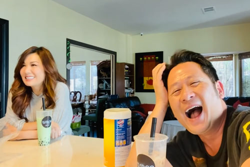 Vợ cũ và các con quây quần tại nhà Bằng Kiều