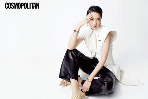 Lương Vịnh Kỳ khoe vẻ đẹp lạnh lùng