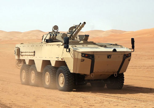 UAE đưa xe chiến đấu bộ binh mới đi tập trận