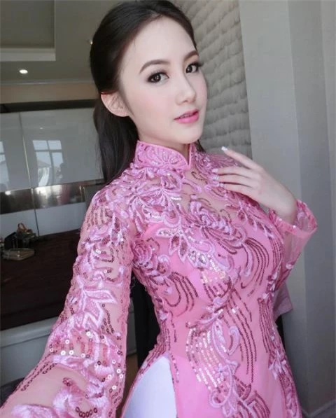 Cận cảnh nhan sắc hot girl gốc Việt số 1 tại Lào - 4