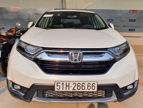 "Bốc" được biển số tứ quý 6, chủ Honda CR-V tính lãi 350 triệu