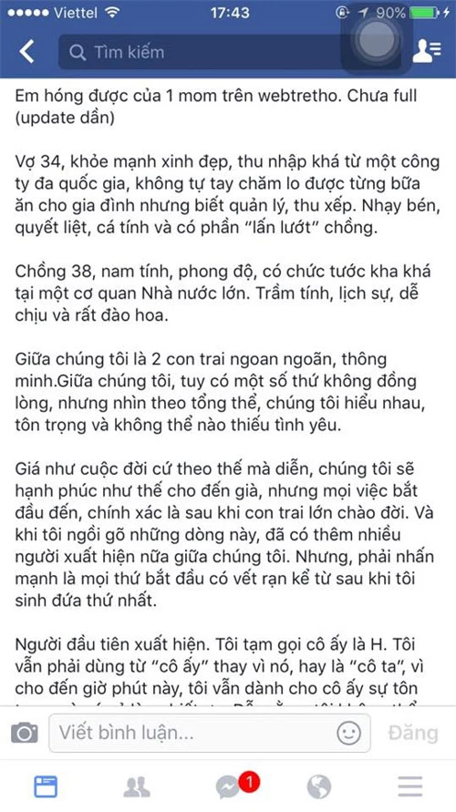 Câu chuyện của đôi vợ chồng tưởng như có cuộc hôn nhân mà bao người mơ ước