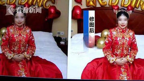 Nhìn ảnh cưới mà chú rể "khóc thét" vì không thể nhận ra vợ mình chỉ vì điều "quá đáng" này