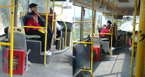 Hành động của cụ ông dành cho vợ trên xe buýt khiến 'hội thanh niên' ai cũng phải ghen tị