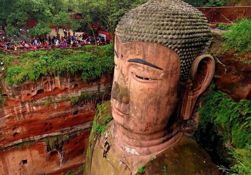 Bí mật của bức tượng Phật bằng đá cao nhất thế giới: Nghìn năm vẫn trụ vững trước mưa lũ, vì sao?