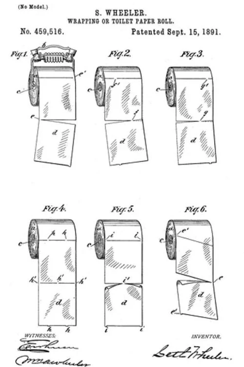 Hình ảnh hướng dẫn cách sử dụng giấy vệ sinh đã có cách đây hơn 100 năm.