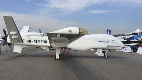 Nguyên mẫu KUS-FS của KAL đã được ra mắt công chúng tại triển lãm ADEX 2019. Loại này đã được chọn là UAV tầm trung trong tương lai cho không quân và quân đội Hàn Quốc. Ảnh: Dae Young Kim.