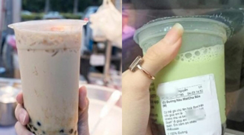 Lên mạng 'order' trà sữa an ủi bạn, cô gái 'đứng hình' vì dòng chữ nhân viên để lại trên cốc