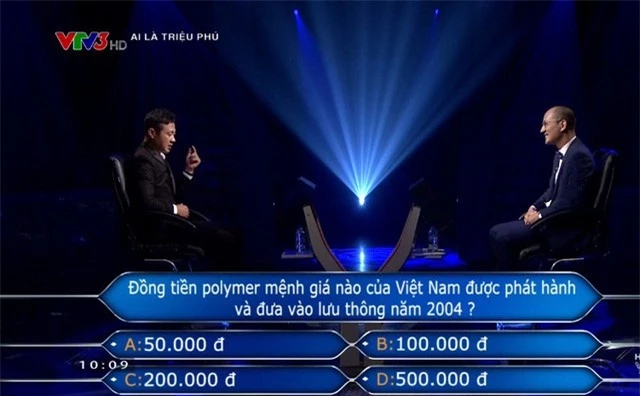 Diễm Quỳnh trợ giúp trả lời xuất sắc cho MC Anh Tuấn chơi Ai là triệu phú - Ảnh 2.