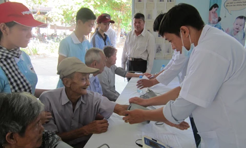 TP.HCM tổ chức khám, cấp phát thuốc tại nhà cho người cao tuổi.