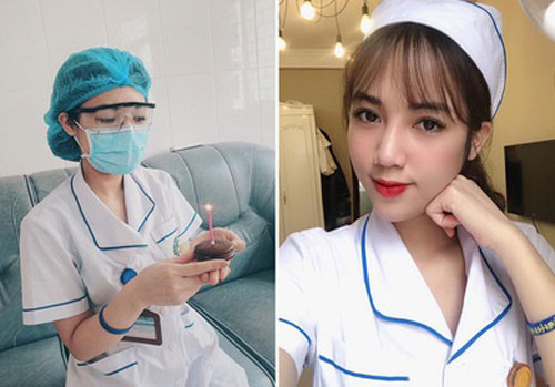 Sinh nhật đáng nhớ của nữ điều dưỡng viên tại bệnh viện Bạch Mai