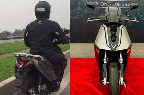 VinFast V9 đẹp không kém Honda SH chạy thử trên đường, sắp ra mắt?