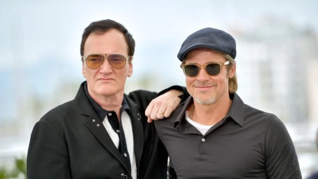 Đạo diễn Quentin Tarantino (trái) có những tiết lộ thú vị về Brad Pitt.