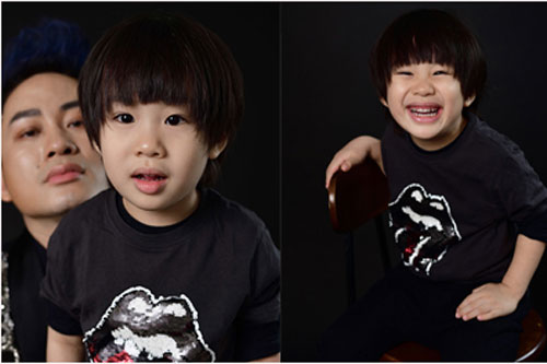 Dung mạo cậu con trai hơn 4 tuổi hiếm khi lên sóng của ca sĩ Tùng Dương