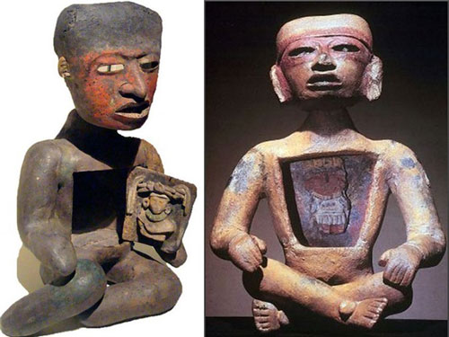 Kỳ bí bức tượng người rỗng bụng tại thành phố của các vị thần