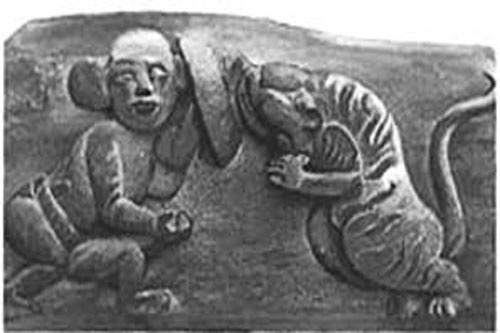 Hoàng hậu gan dạ, hai lần bảo vệ vua trước hổ dữ, voi điên