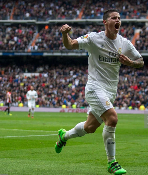Chỗ đứng của James Rodriguez tại Real Madrid không còn vững chắc.