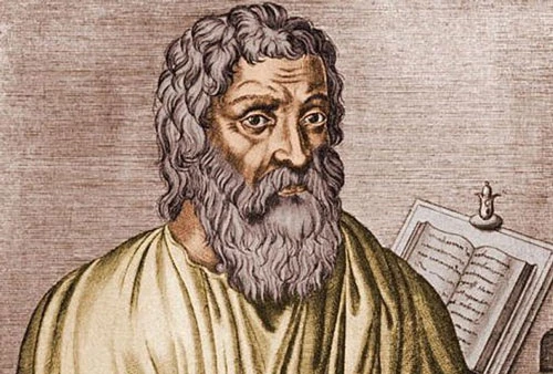 Chân dung Hippocrates được vẽ lại luôn có hình ảnh cái trán nhăn lại, thể hiện sự trăn trở, luôn suy nghĩ về y khoa, sức khỏe con người của ông. Ảnh: Verywell.