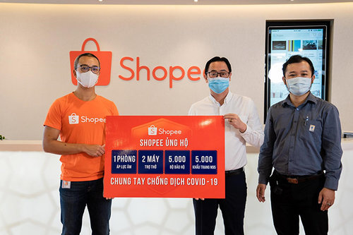 Shopee ủng hộ 3 tỷ đồng chung tay đẩy lùi dịch bệnh COVID-19
