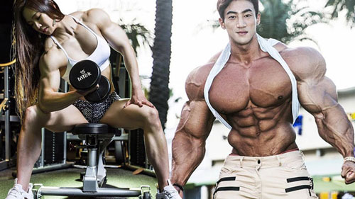 Cặp “quái kiệt" thể hình: Trai 8 múi, gái xinh eo thon hút hồn