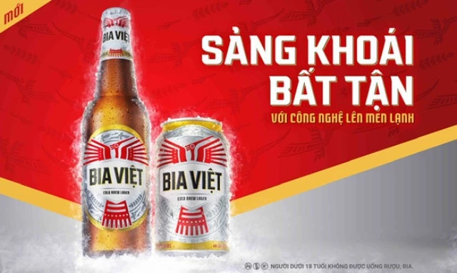 Bia Việt hiện có mặt trên thị trường với dung tích 355ml đối với chai thủy tinh và 330ml đối với lon