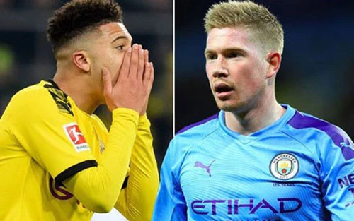 De Bruyne ngưỡng mộ tài năng của Sancho.