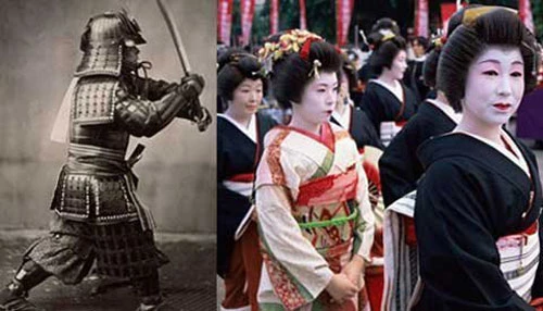 Son phấn trang điểm của phụ nữ được coi là nguồn gây nhiễm độc chì chính ở con cái của các chiến binh samurai Nhật. Ảnh: Daily Mail