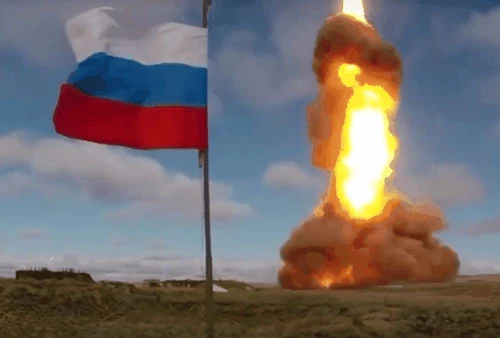 Hình ảnh quân đội Nga thử tên lửa chống tên lửa đạn đạo.