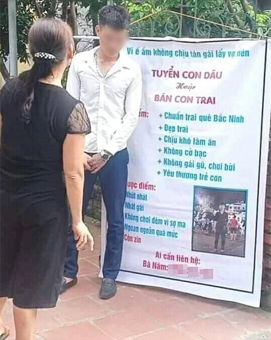 Thanh niên không chịu lấy vợ bị mẹ đăng biển