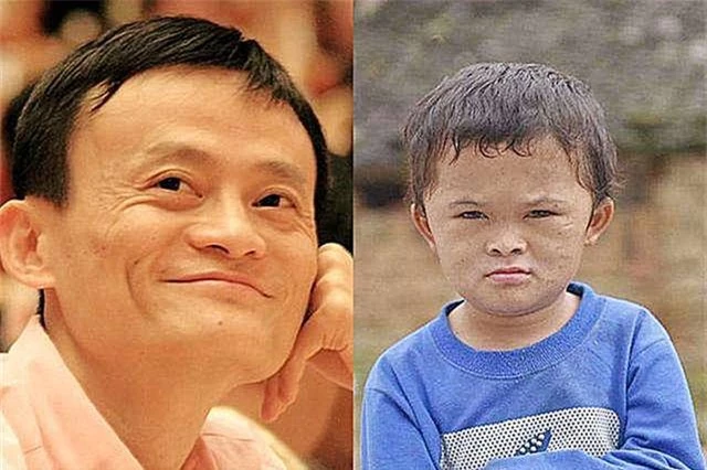 Cậu bé có ngoại hình giống Jack Ma như lột