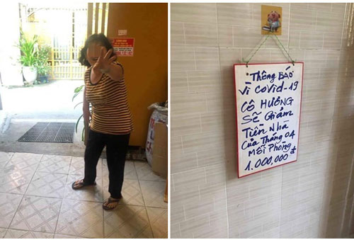 Kệ lãi ngân hàng, cô chủ phòng trọ vẫn tuyên bố giảm 1 triệu tiền thuê trong thời điểm phòng dịch bệnh