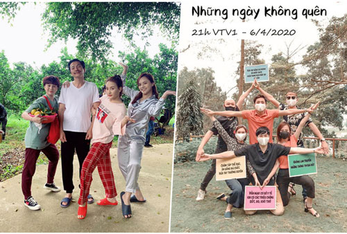 Hậu trường làm phim "nhí nhố" của dàn diễn viên "Những ngày không quên"