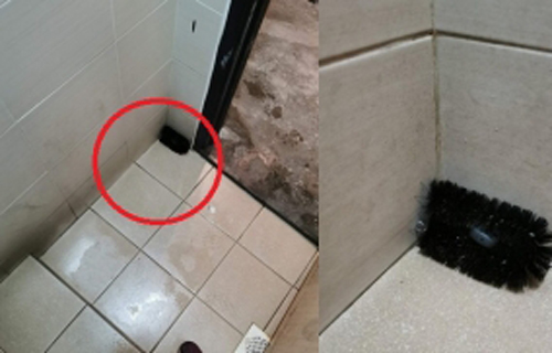 Thấy chiếc bàn chải để trong góc nhà vệ sinh, người đàn ông cầm lên thì phát hiện bí mật khó ngờ