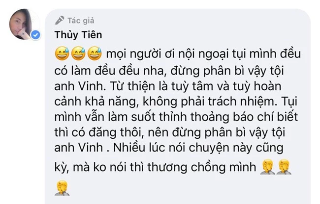 Công Vinh bị mỉa mai lo làm từ thiện miền Tây mà không thấy về Nghệ An giúp đỡ, Thủy Tiên chỉ hành động nhẹ nhàng mà thuyết phục - Ảnh 5.