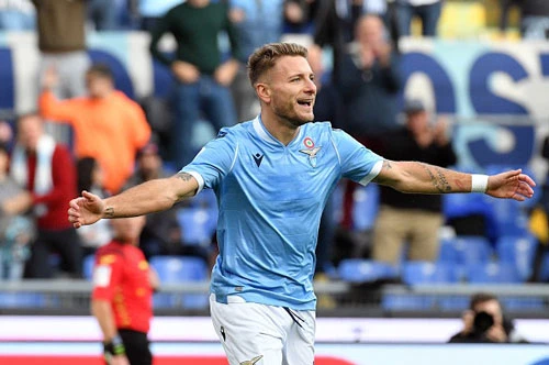 1. Ciro Immobile (Lazio) 27 bàn - Hiệu suất: 80,96 phút/bàn thắng.