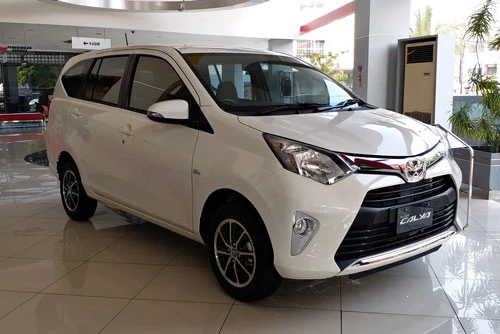 8. Toyota Calya (doanh số: 3.645 chiếc).