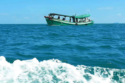 Độc đáo nghề bẫy mực ốc trên vùng biển Tây Nam