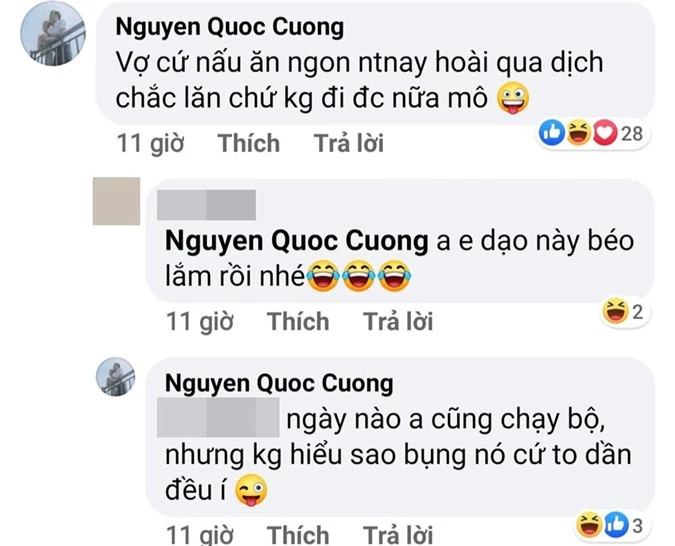 Được bà xã chăm tốt những ngày tránh dịch, Cường Đô La than &quot;cứ thế này chắc lăn chứ không đi được nữa&quot; - Ảnh 2.