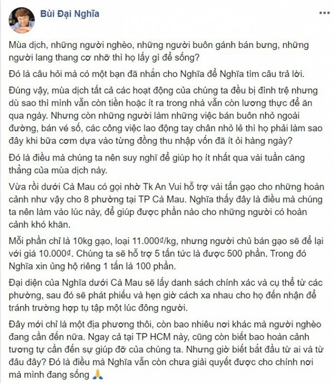 sao Việt giúp đỡ người khó khăn 0